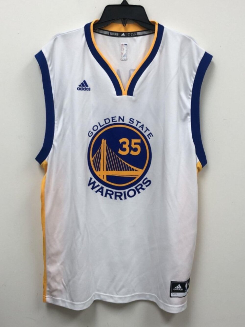 Adidas NBA Basketball Golden State Warriors Kevin Durant #35 Jersey - Size 2XL